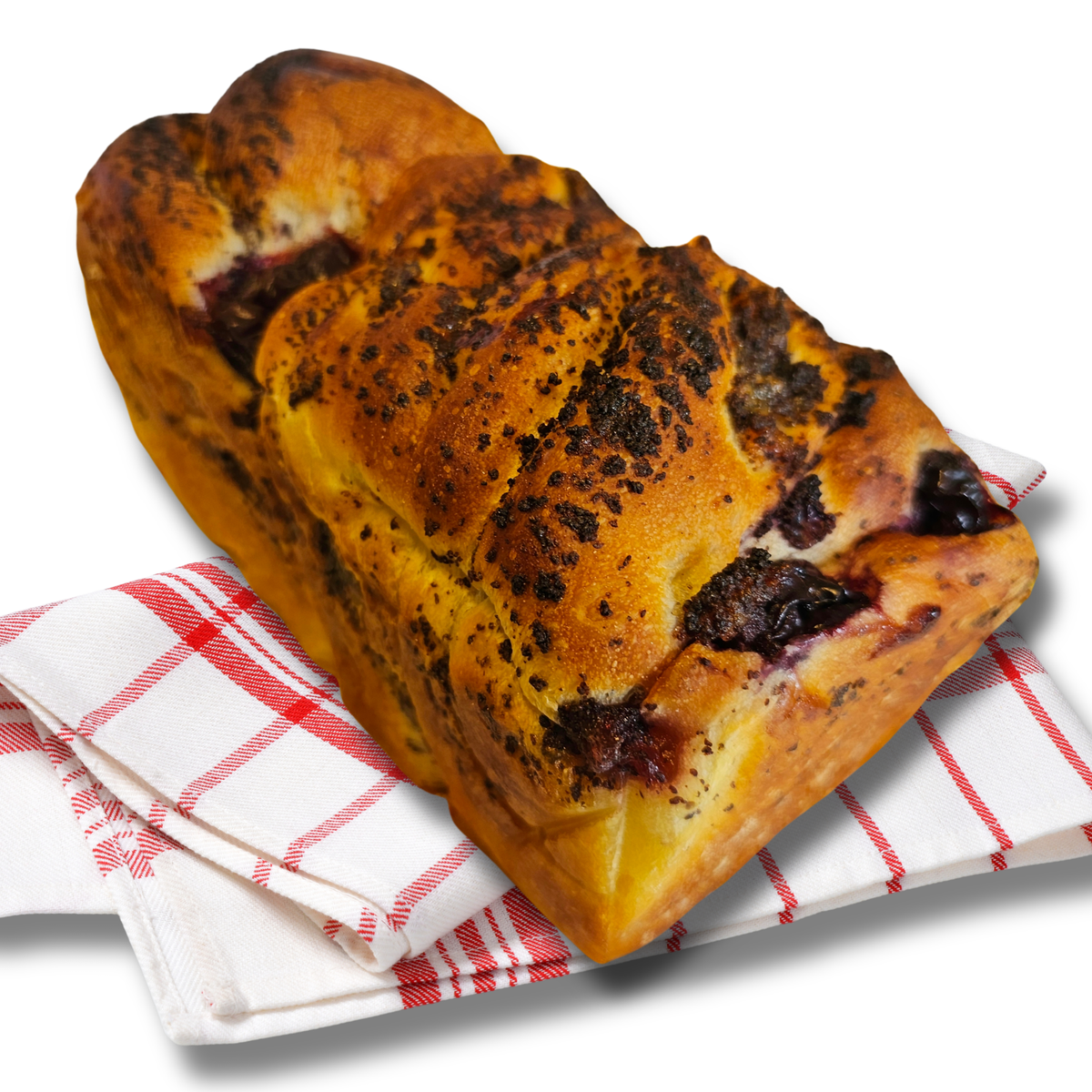Meggyes-mákos babka